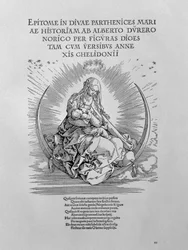 Madonna als stillende Mutter und göttliches Wesen, Titelseite der Serie 